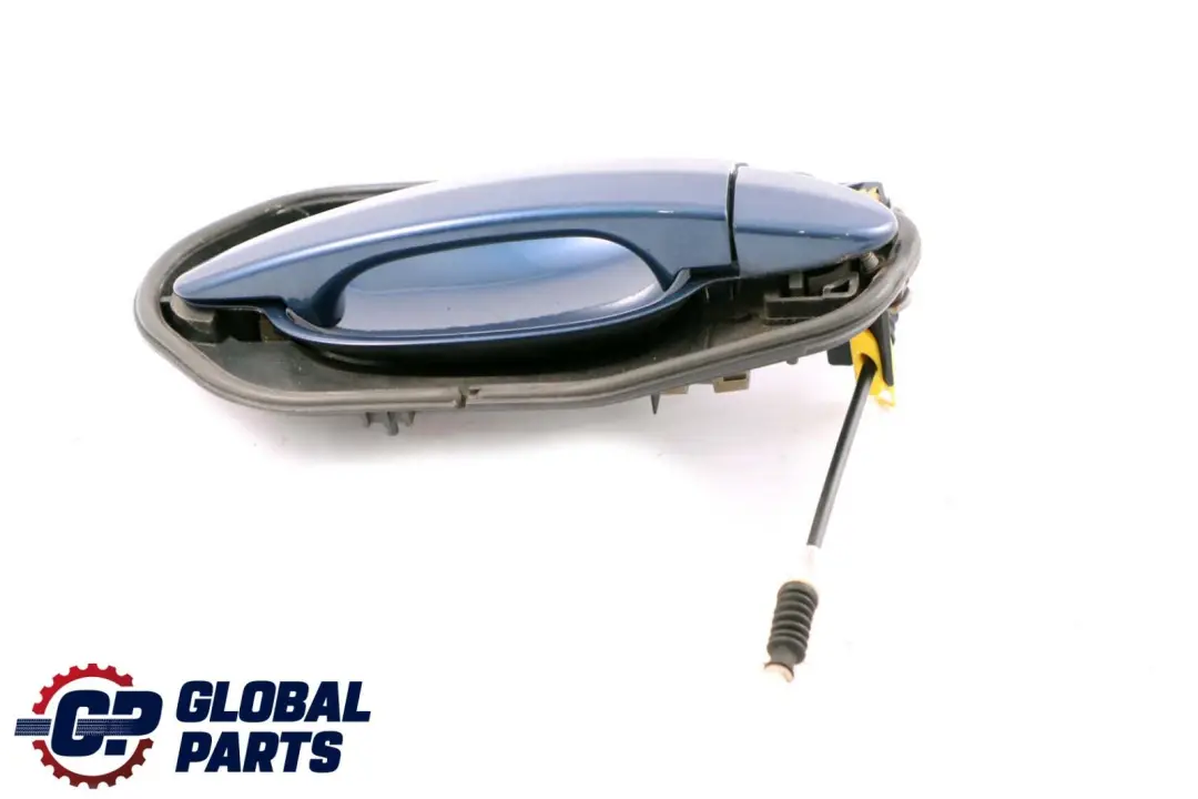 Complete Front Left Grab Handle N/S Mysticblau Mystic Blue to BMW 5 Series E60 E61 with Part number 7034469 BMW 5 Series E60 E61 Complete Front Left Grab Handle N/S Mysticblau Mystic Blue - SKU rhd-7034469-MYS - Part number 7034469
