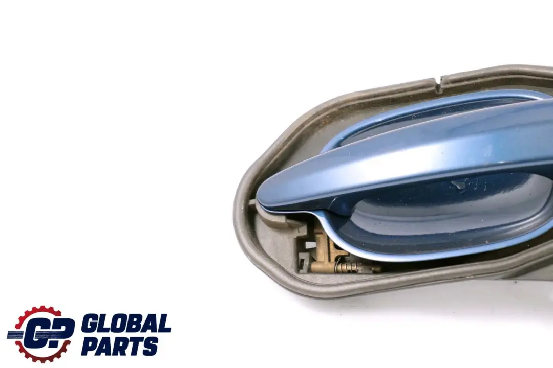 BMW 5 Series E60 E61 Front Right Grab Handle O/S Mysticblau Mystic Blue A07 - SKU rhd-7034469-MYS1 - Part number 7034469