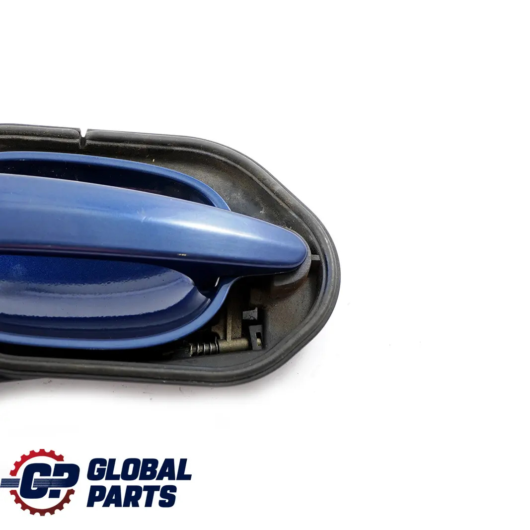 Complete Front Left Grab Handle N/S Mysticblau Blue A07 to BMW 5 Series E60 E61 2 with Part number 7034469 BMW 5 Series E60 E61 2 Complete Front Left Grab Handle N/S Mysticblau Blue A07 - SKU rhd-7034469-MYS2 - Part number 7034469