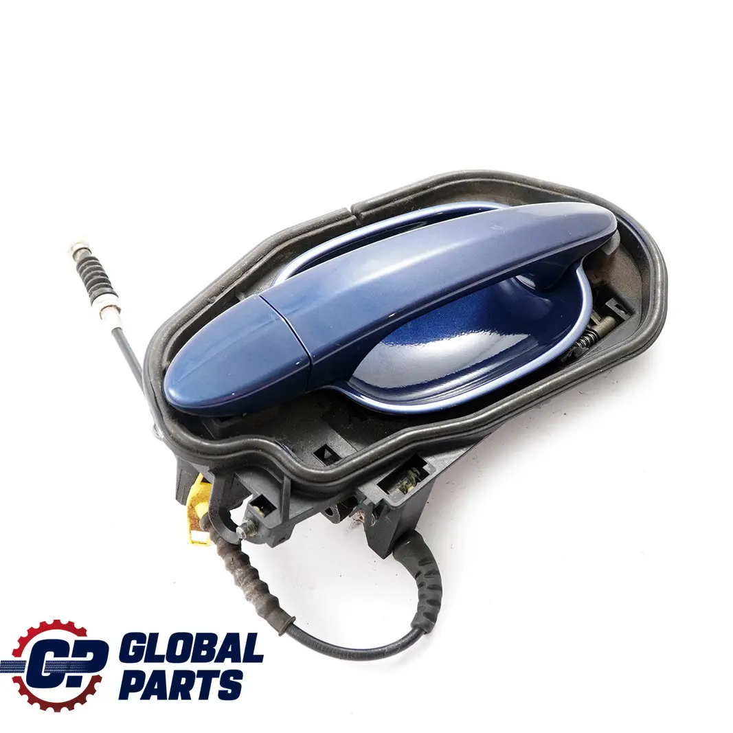 BMW 5 Series E60 E61 2 Complete Front Left Grab Handle N/S Mysticblau Blue A07 - SKU rhd-7034469-MYS2 - Part number 7034469