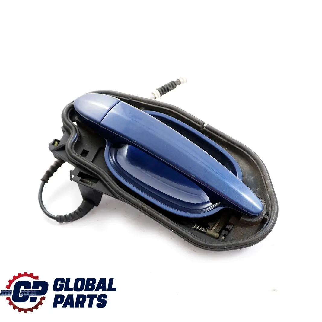 BMW 5 Series E60 E61 2 Complete Front Left Grab Handle N/S Mysticblau Blue A07 - SKU rhd-7034469-MYS2 - Part number 7034469