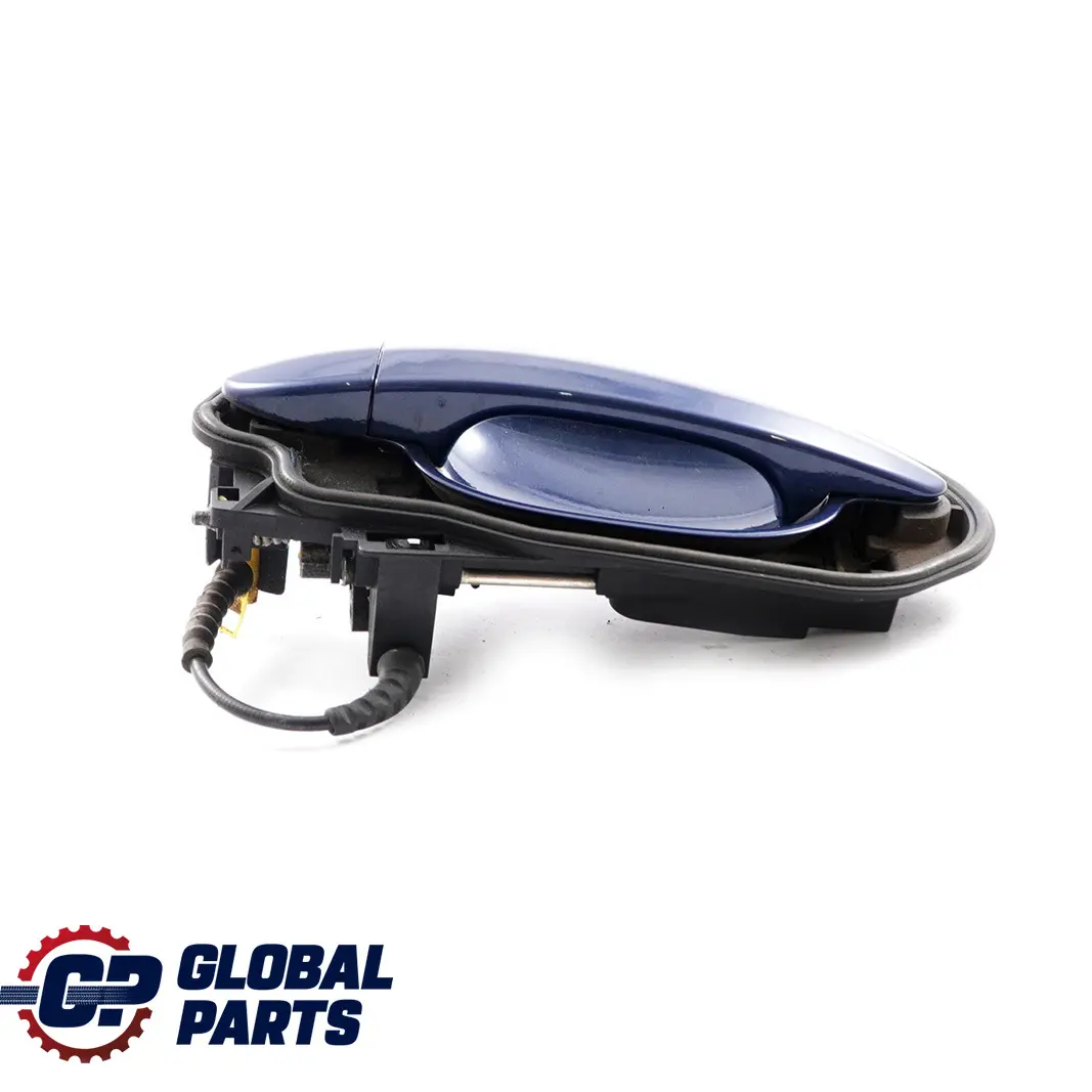 Complete Front Left Grab Handle N/S Mysticblau Blue A07 to BMW 5 Series E60 E61 2 with Part number 7034469 BMW 5 Series E60 E61 2 Complete Front Left Grab Handle N/S Mysticblau Blue A07 - SKU rhd-7034469-MYS2 - Part number 7034469