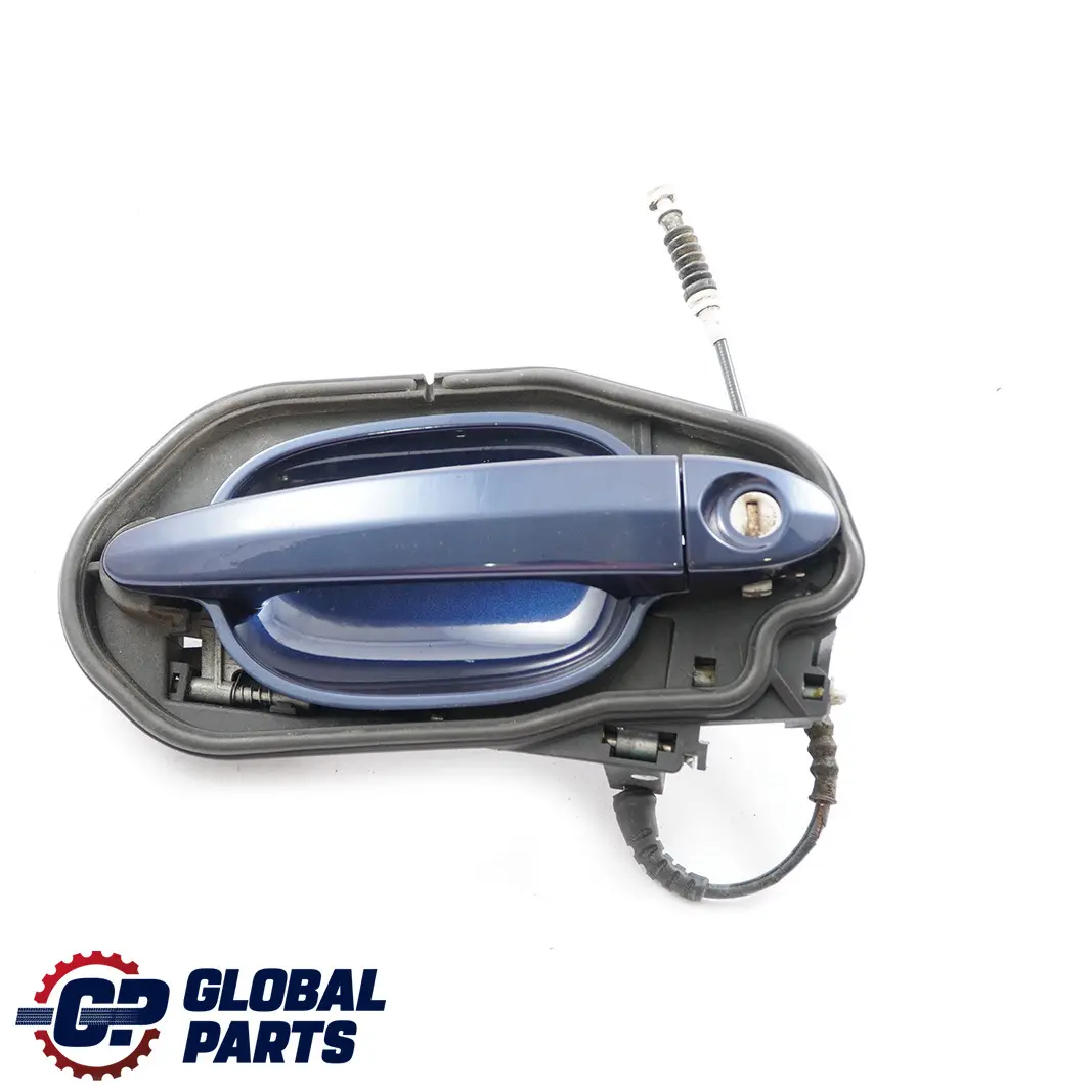 BMW 5 Series E60 E61 3 Front Right Grab Handle O/S Mysticblau Mystic Blue A07 - SKU rhd-7034469-MYS3 - Part number 7034469