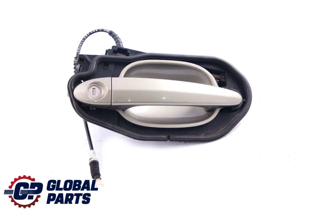 BMW 5 Series 1 E60 E61 Complete Front Right Grab Handle O/S Olivin Metallic 349 - SKU rhd-7034469-OLI1 - Part number 7034469