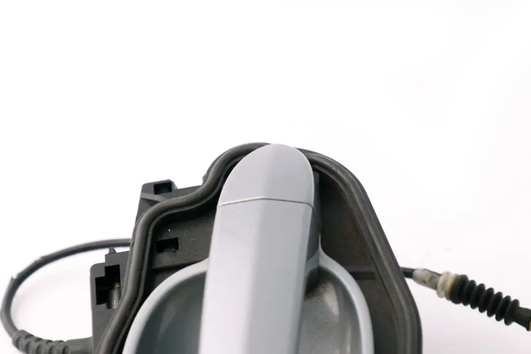 BMW 5 Series E60 E61 LCI Complete Front Left Grab Handle N/S Silbergrau Grey - SKU rhd-7034469-SBG - Part number 7034469