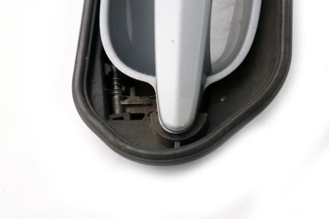 BMW 5 Series E60 E61 LCI Complete Front Left Grab Handle N/S Silbergrau Grey - SKU rhd-7034469-SBG - Part number 7034469