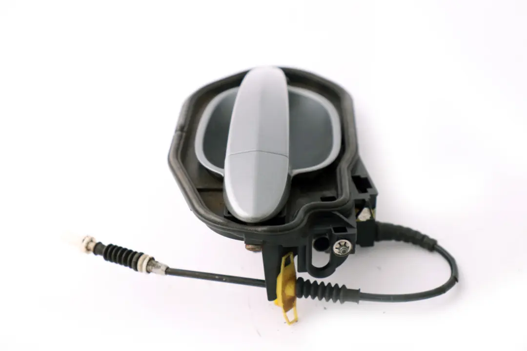 Complete Front Left Grab Handle N/S Silbergrau Grey to BMW 5 Series E60 E61 LCI with Part number 7034469 BMW 5 Series E60 E61 LCI Complete Front Left Grab Handle N/S Silbergrau Grey - SKU rhd-7034469-SBG - Part number 7034469