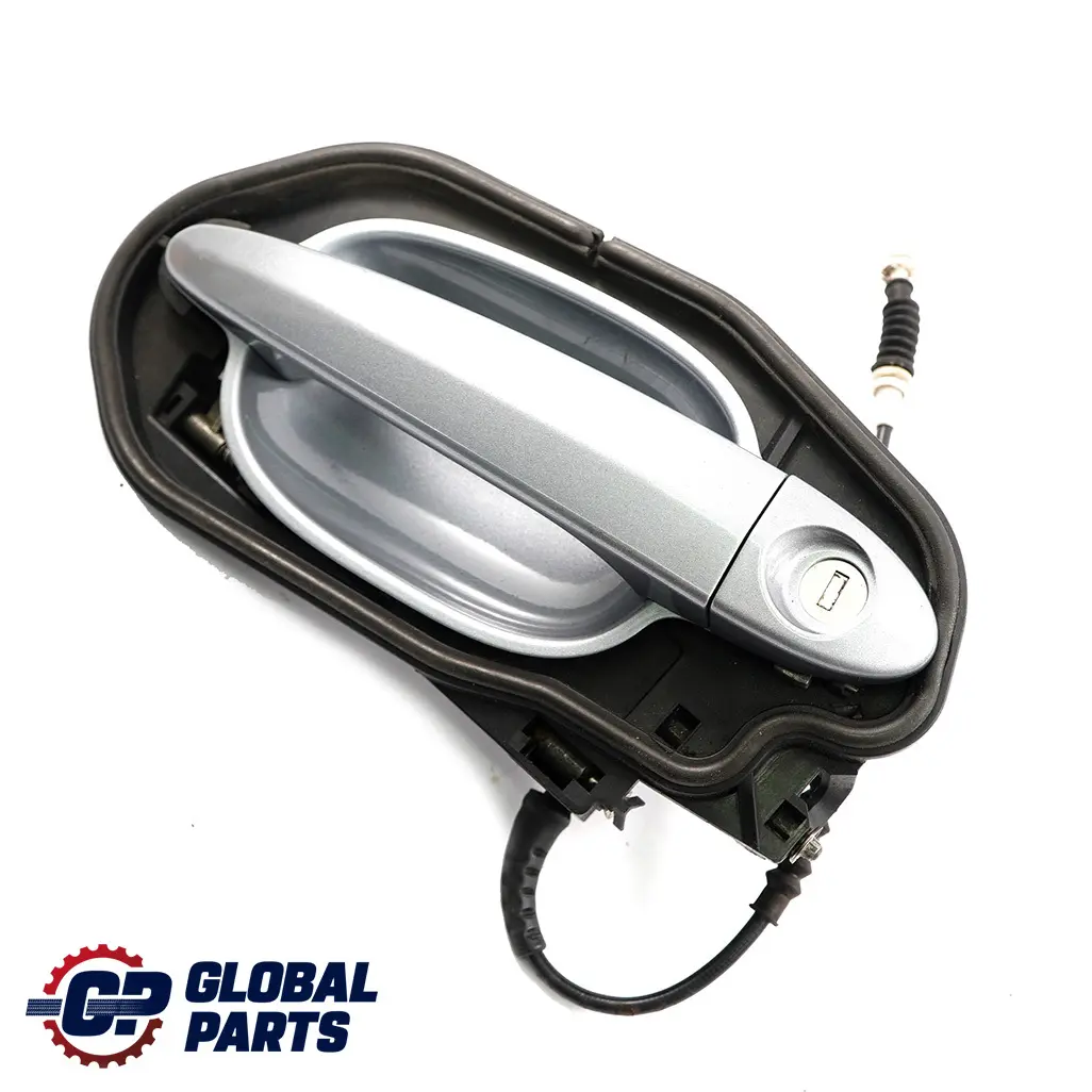 Complete Front Right Grab Handle O/S Silbergrau Grey to BMW 5 Series 1 E60 E61 LCI with Part number 7034469 BMW 5 Series 1 E60 E61 LCI Complete Front Right Grab Handle O/S Silbergrau Grey - SKU rhd-7034469-SBG1 - Part number 7034469