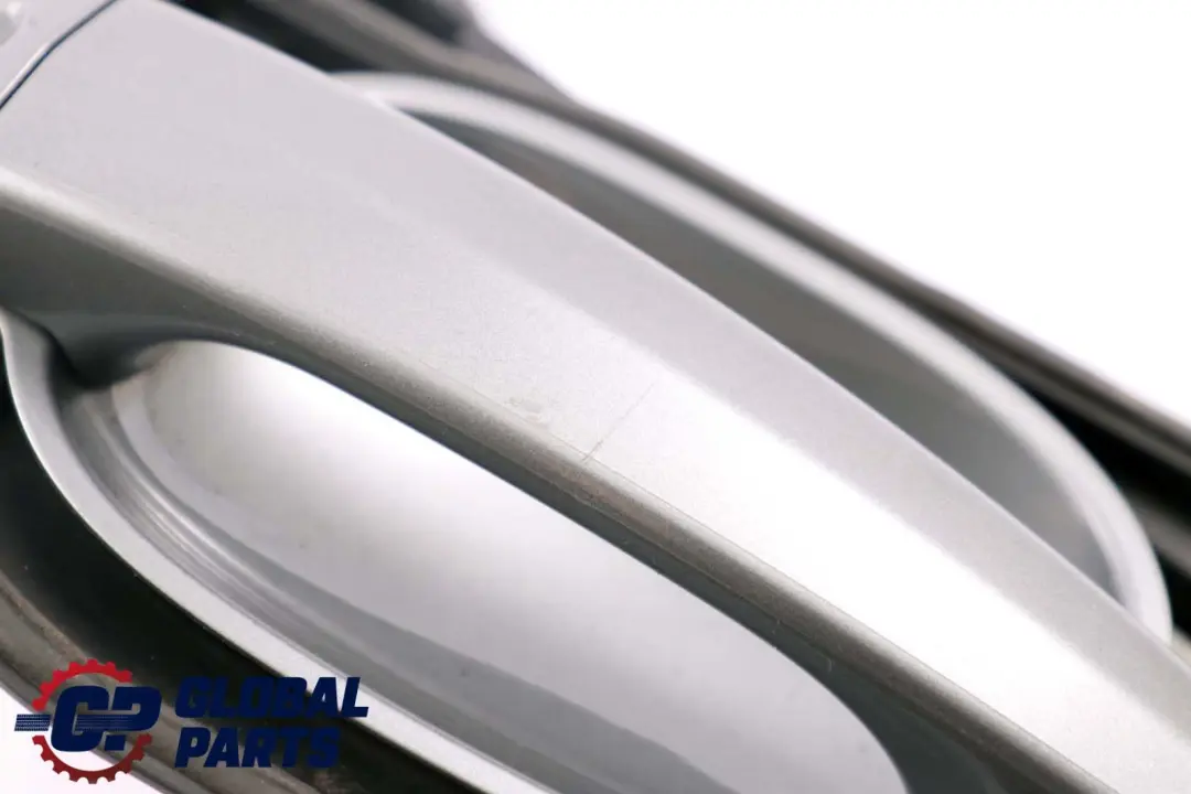 BMW 5 Series 2 E60 E61 Complete Front Right Grab Handle O/S Silbergrau Grey A08 - SKU rhd-7034469-SBG2 - Part number 7034469