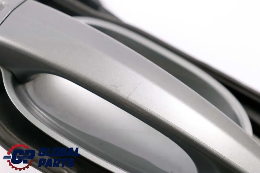 BMW 5 Series 2 E60 E61 Complete Front Right Grab Handle O/S Silbergrau Grey A08 - SKU rhd-7034469-SBG2 - Part number 7034469