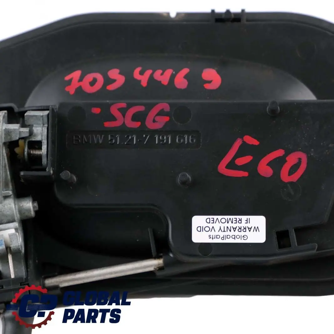 Complete Front Right Grab Handle O/S Spacegrau Grey A52 to BMW 5 Series E60 E61 with Part number 7034469 BMW 5 Series E60 E61 Complete Front Right Grab Handle O/S Spacegrau Grey A52 - SKU rhd-7034469-SCG - Part number 7034469