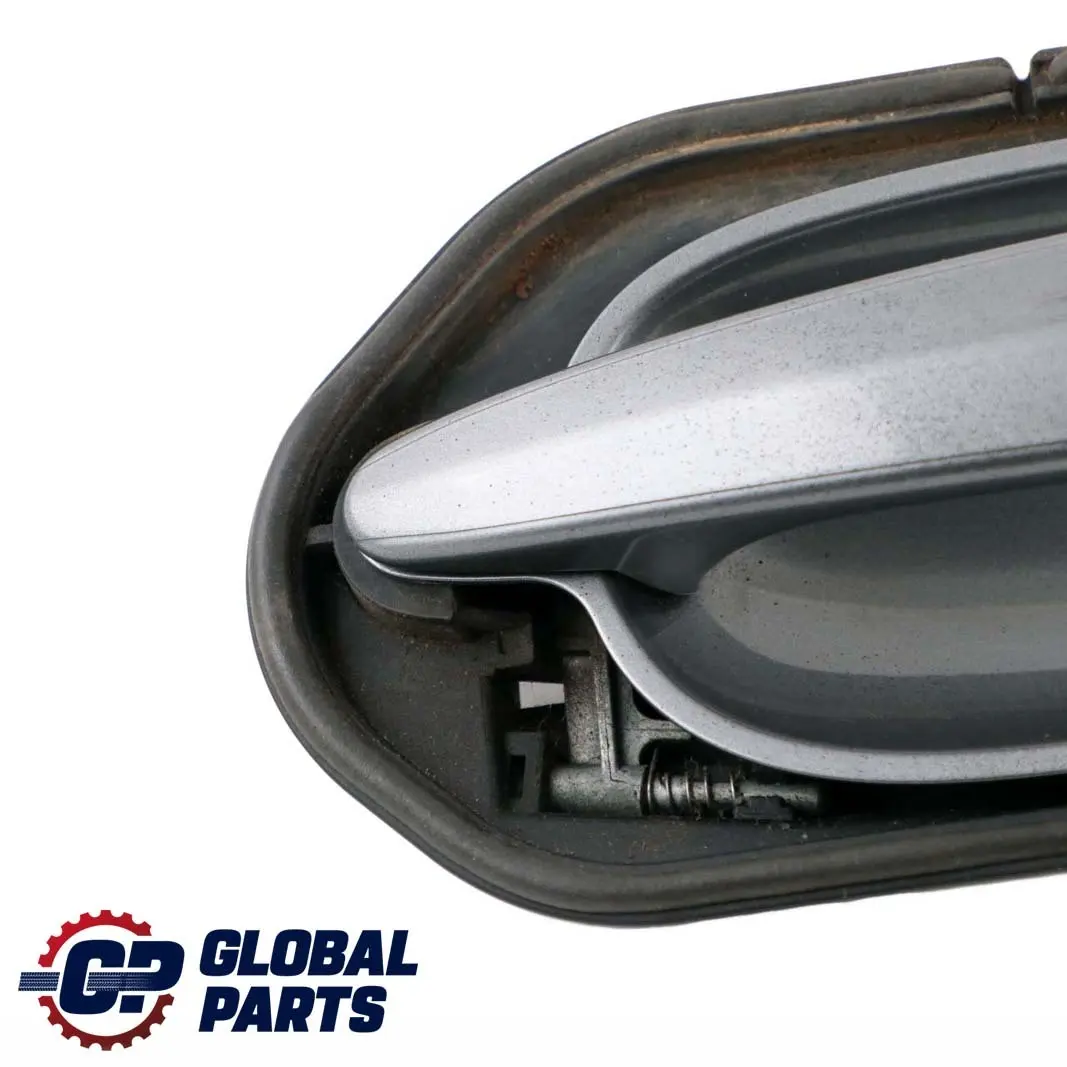 BMW 5 Series E60 E61 Complete Front Right Grab Handle O/S Spacegrau Grey A52 - SKU rhd-7034469-SCG - Part number 7034469