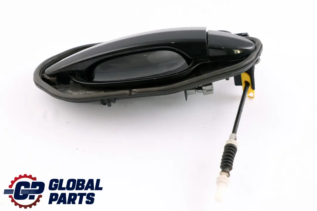BMW 5 Series E60 E61 Complete Front Left Grab Handle N/S Schwarz 2 Black - SKU rhd-7034469-SCH - Part number 7034469