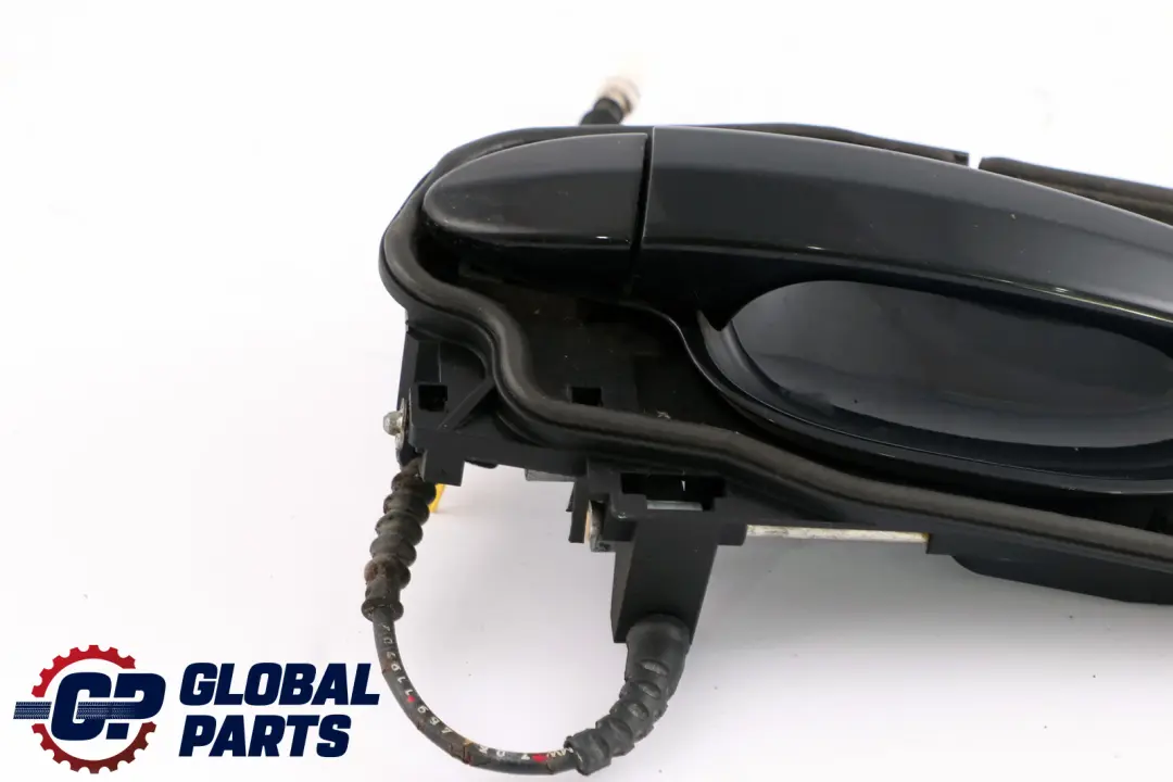 BMW 5 Series E60 E61 Complete Front Left Grab Handle N/S Schwarz 2 Black - SKU rhd-7034469-SCH - Part number 7034469