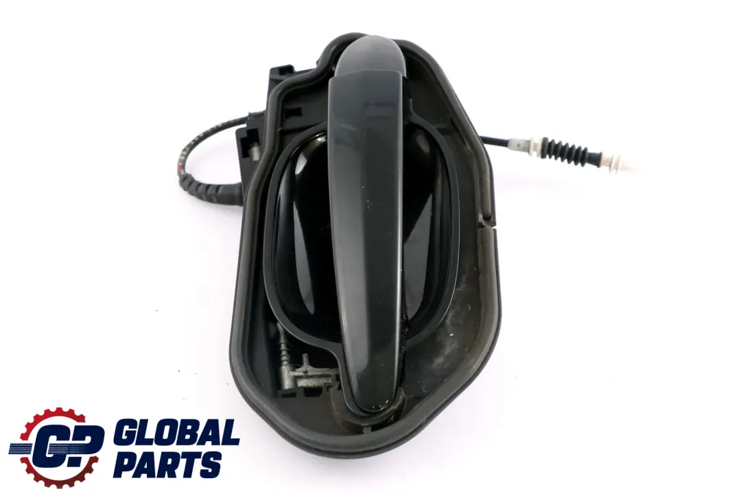 BMW 5 Series E60 E61 Complete Front Left Grab Handle N/S Schwarz 2 Black - SKU rhd-7034469-SCH - Part number 7034469