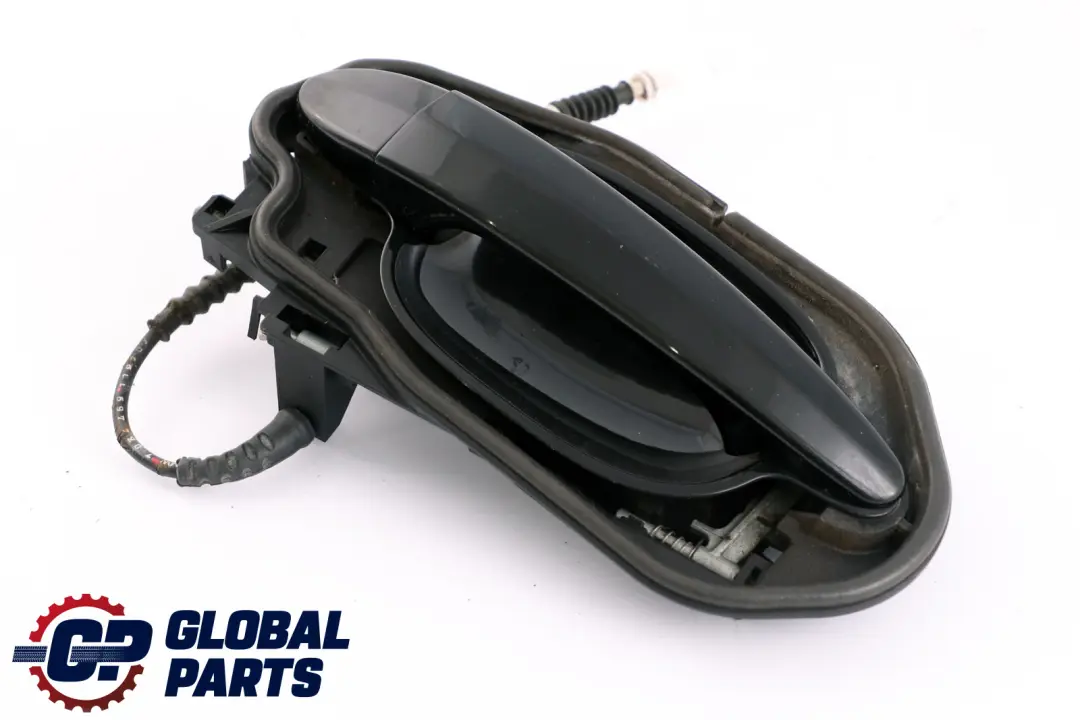 BMW 5 Series E60 E61 Complete Front Left Grab Handle N/S Schwarz 2 Black - SKU rhd-7034469-SCH - Part number 7034469