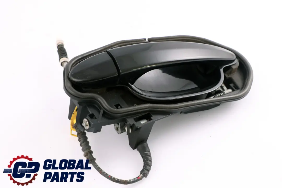 BMW 5 Series E60 E61 Complete Front Left Grab Handle N/S Schwarz 2 Black - SKU rhd-7034469-SCH - Part number 7034469