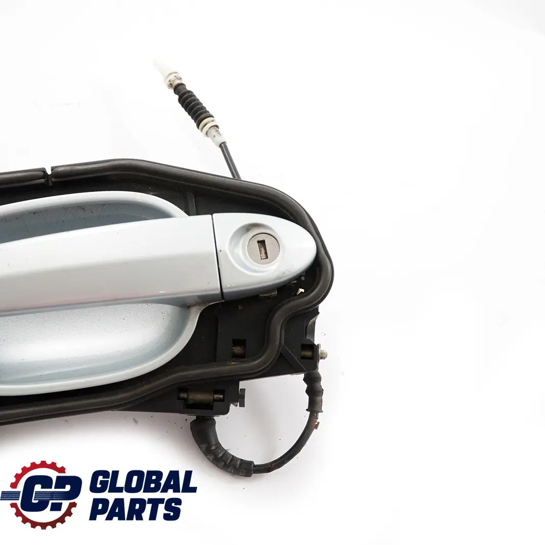 BMW 5 Series E60 E61 Complete Front Right Grab Handle O/S Silverstone 2 A29 - SKU rhd-7034469-SIL - Part number 7034469