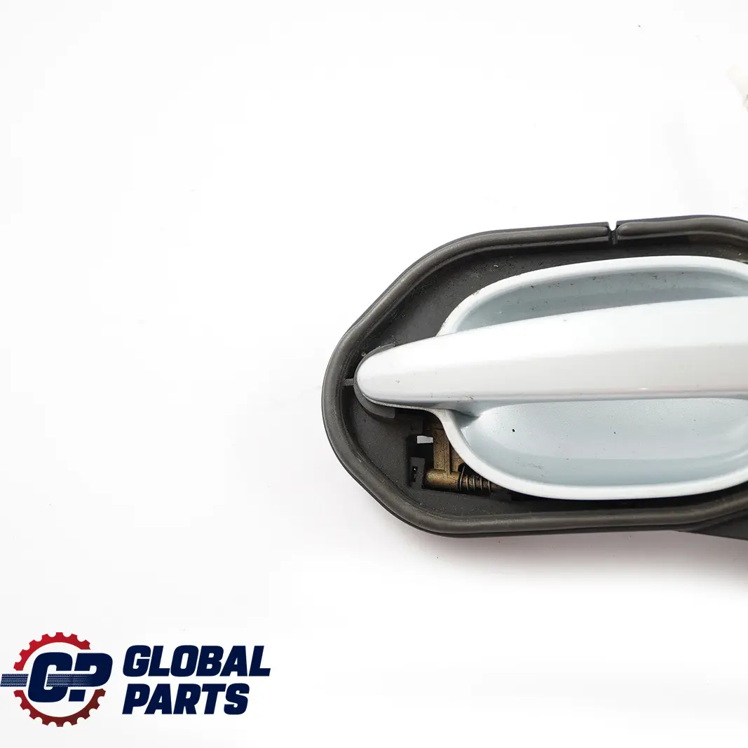 BMW 5 Series E60 E61 Complete Front Right Grab Handle O/S Silverstone 2 A29 - SKU rhd-7034469-SIL - Part number 7034469