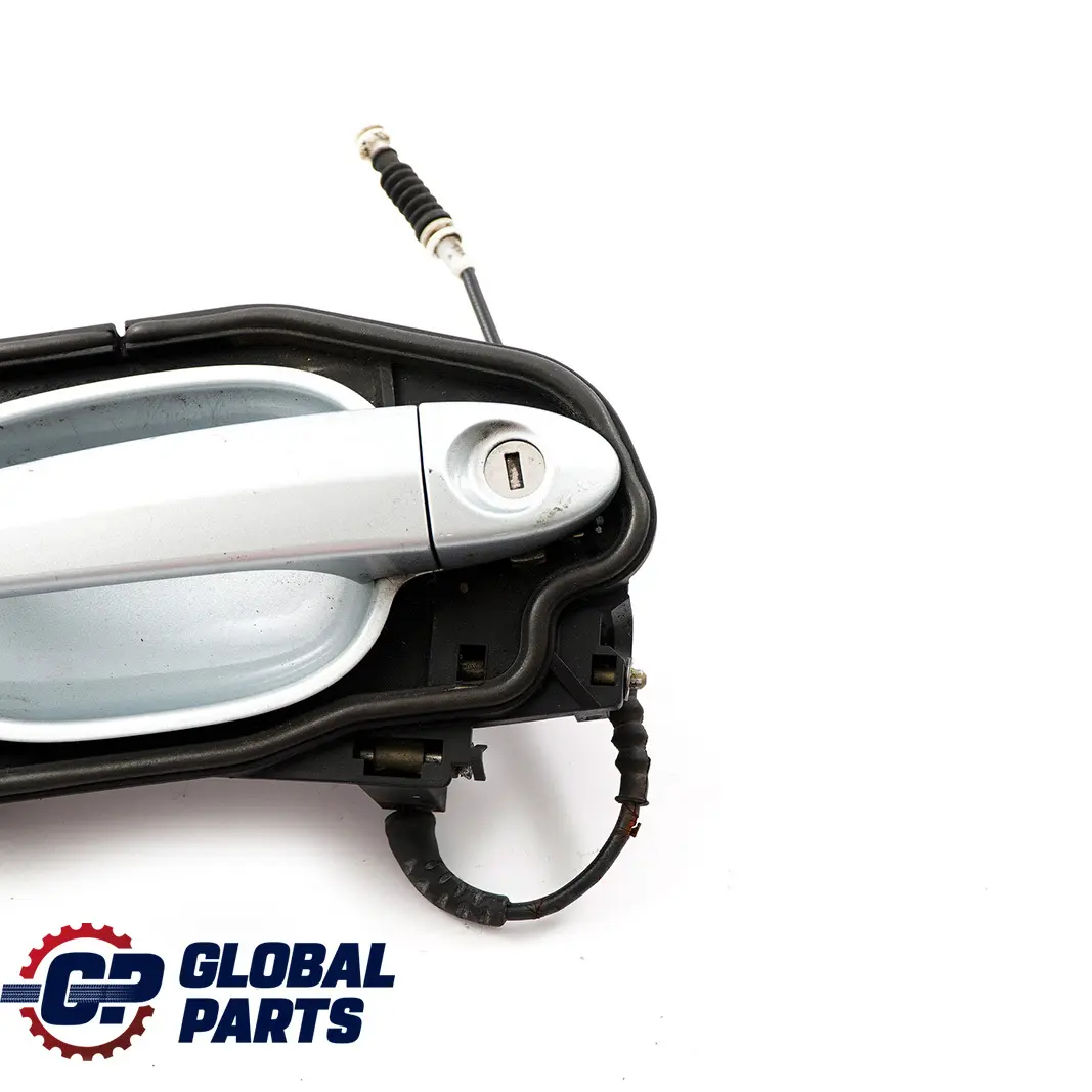BMW 5 Series E60 E61 Complete Front Right Grab Handle O/S Silverstone 2 A29 - SKU rhd-7034469-SIL - Part number 7034469