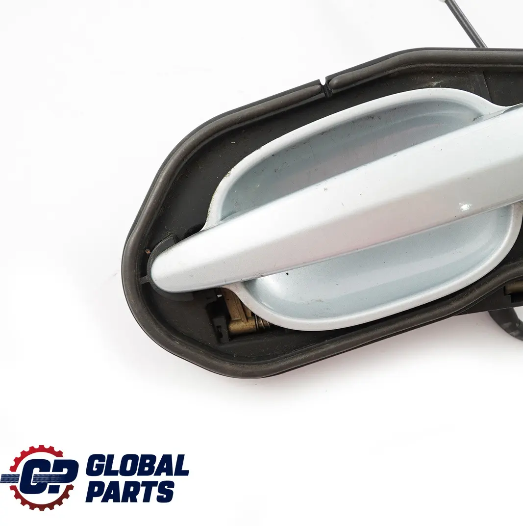 BMW 5 Series E60 E61 Complete Front Right Grab Handle O/S Silverstone 2 A29 - SKU rhd-7034469-SIL - Part number 7034469