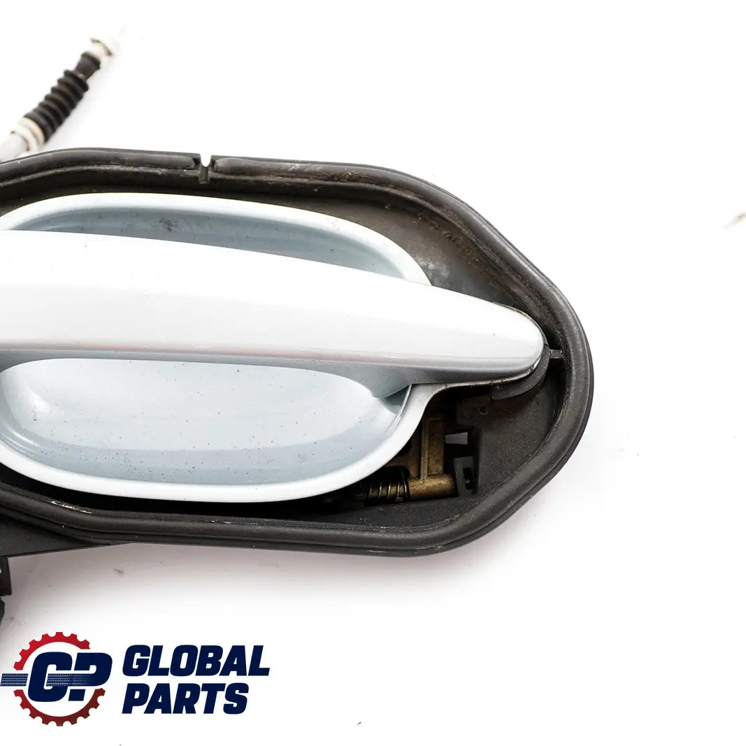 BMW 5 Series E60 E61 1 Complete Front Left Grab Handle N/S Silverstone 2 A29 - SKU rhd-7034469-SIL1 - Part number 7034469