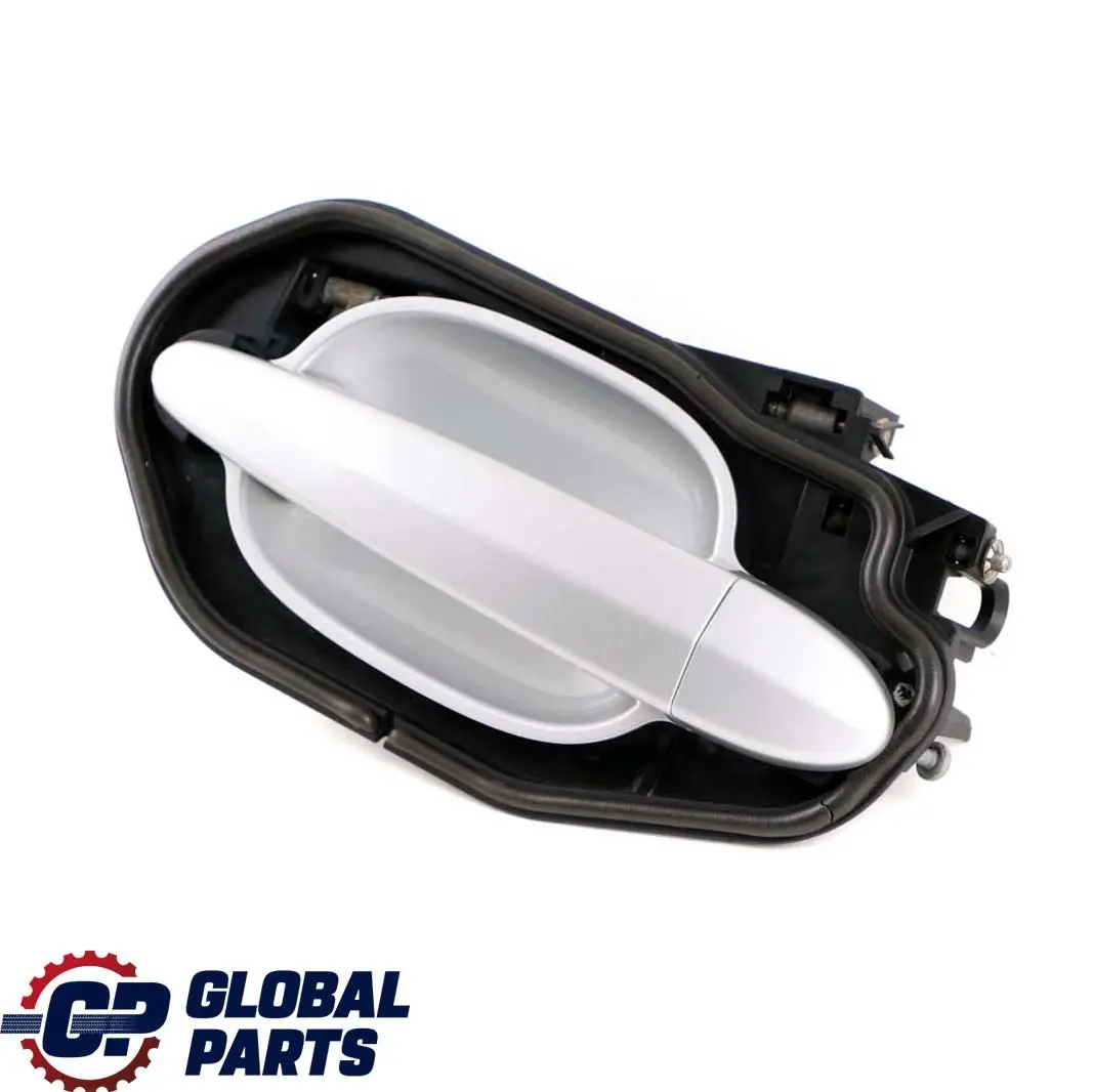 BMW 5 Series E60 E61 Grab Handle Front Left N/S Titansilber Metallic Silver 354 - SKU rhd-7034543-TS - Part number 7034543