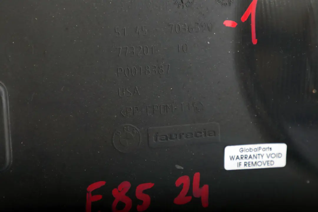 Lower Dash Dashboard Trim Cover Black to BMW Z4 Series E85 E86 with Part number 7036390 BMW Z4 Series E85 E86 Lower Dash Dashboard Trim Cover Black - SKU rhd-7036390-1 - Part number 7036390