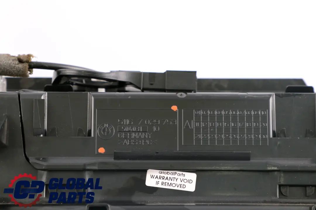 BMW 7 Series 1 E65 E66 Glove Box Vinyl Basaltgrau Basalt Grau - SKU rhd-7036464-1 - Part number 7036464
