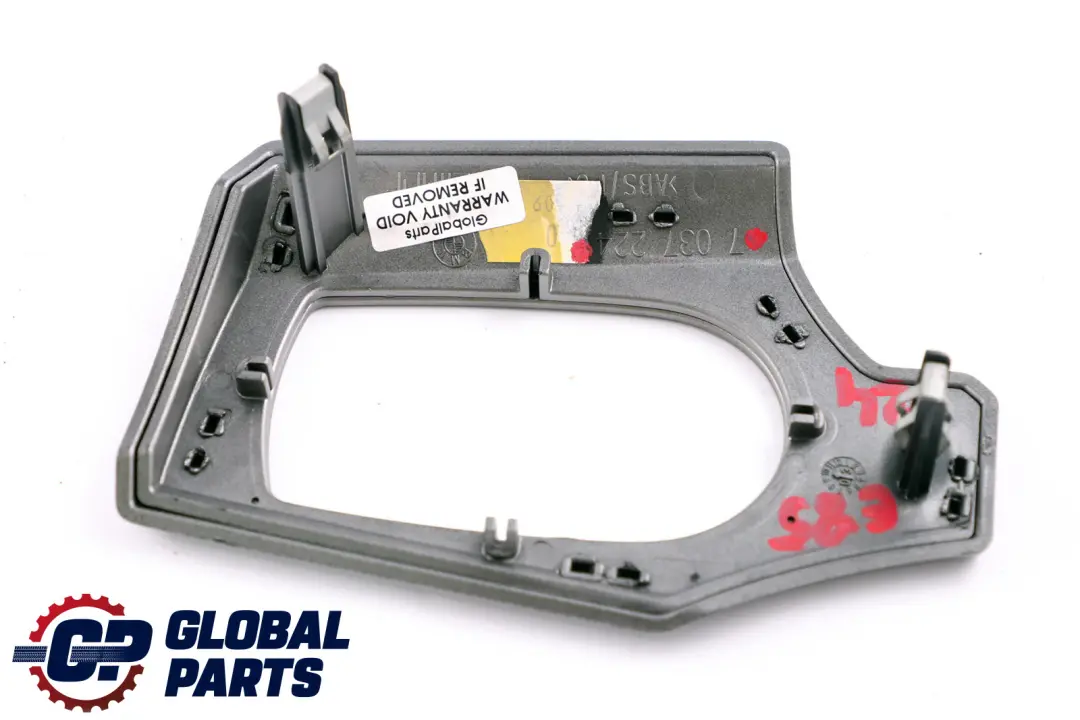 BMW Z4 Series E85 Decor Trim Strip Cover Dashboard Semigloss Graphite Right O/S - SKU rhd-7037224 - Part number 7037224