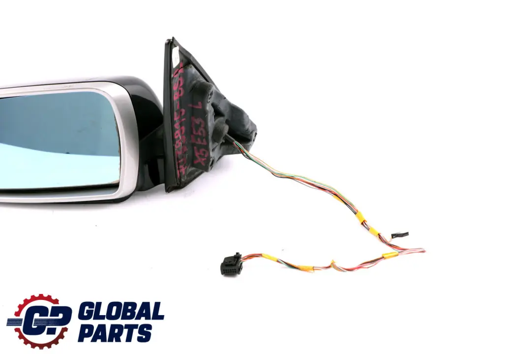 BMW X5 Series 2 E53 Sports Package Memory Left Wing Mirror N/S Black Sapphire - SKU rhd-7039915-BS2 - Part number 7039915