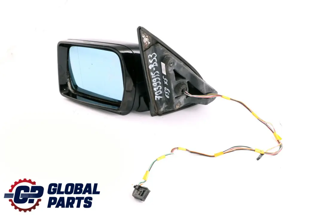 BMW X5 Series 3 E53 Sports Package Heated Left Wing Mirror N/S Black Sapphire - SKU rhd-7039915-BS3 - Part number 7039915