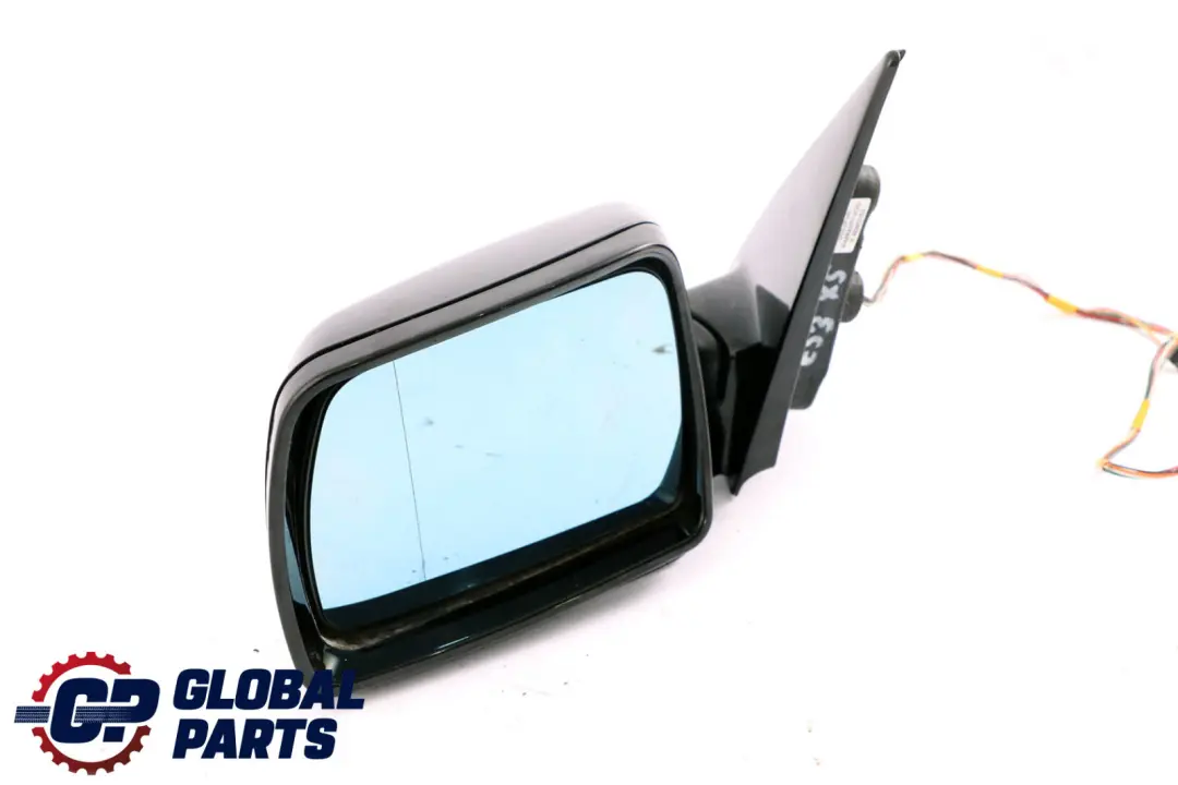BMW X5 Series 3 E53 Sports Package Heated Left Wing Mirror N/S Black Sapphire - SKU rhd-7039915-BS3 - Part number 7039915