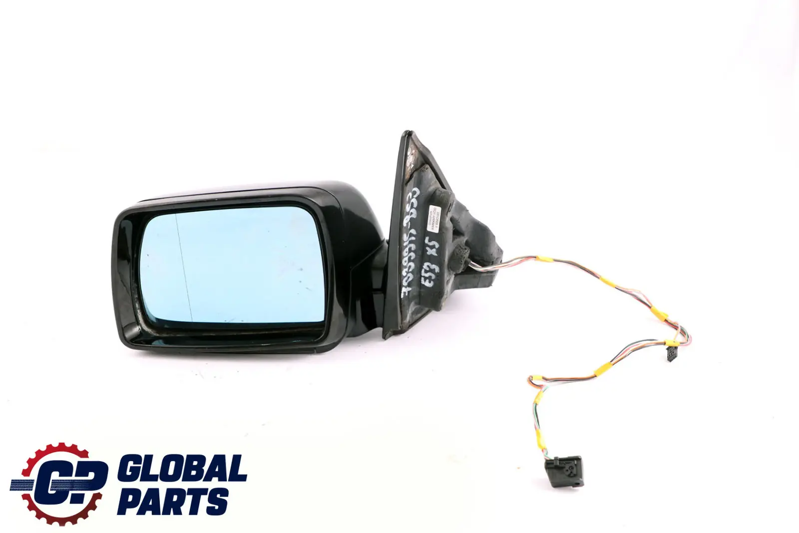 BMW X5 Series 3 E53 Sports Package Heated Left Wing Mirror N/S Black Sapphire