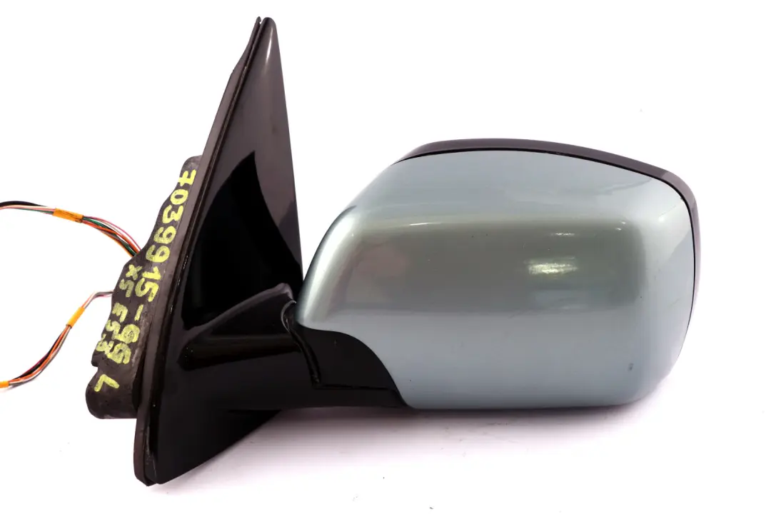 High Gloss Left Wing Mirror N/S Graugruen Grey Green to BMW X5 Series E53 M Sport with Part number 7039915 BMW X5 Series E53 M Sport High Gloss Left Wing Mirror N/S Graugruen Grey Green - SKU rhd-7039915-GG - Part number 7039915