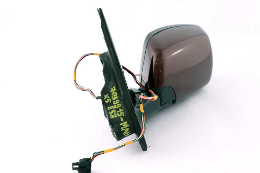 High Gloss Heated Left Wing Mirror N/S Mahagoni 436 to BMW X5 Series E53 M Sport with Part number 7039915 BMW X5 Series E53 M Sport High Gloss Heated Left Wing Mirror N/S Mahagoni 436 - SKU rhd-7039915-MAH - Part number 7039915