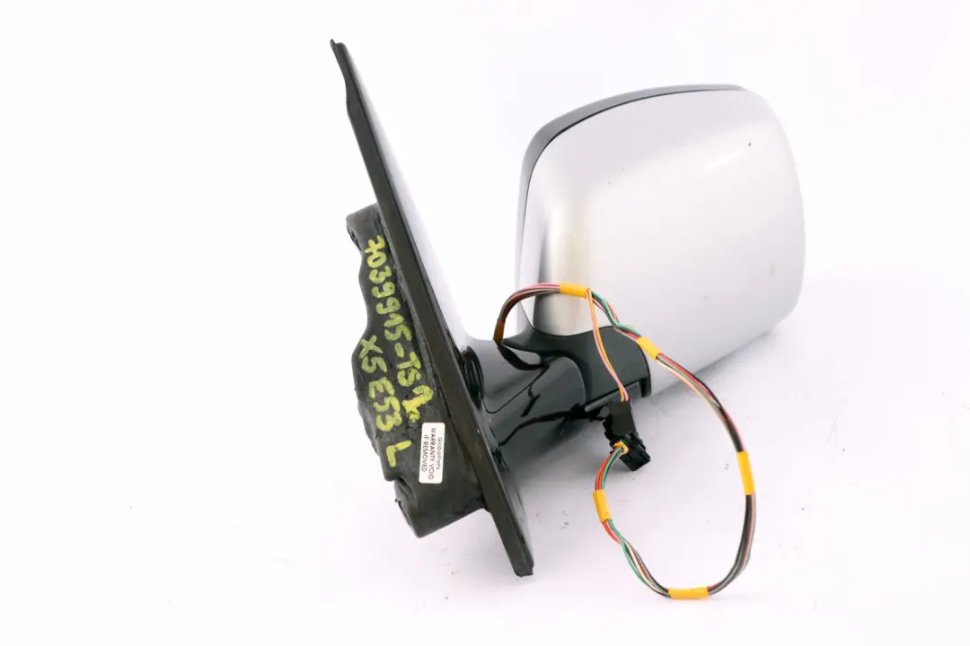 High Gloss Left Wing Mirror N/S Titansilber Silver to BMW X5 Series 2 E53 M Sport with Part number 7039915 BMW X5 Series 2 E53 M Sport High Gloss Left Wing Mirror N/S Titansilber Silver - SKU rhd-7039915-TS2 - Part number 7039915