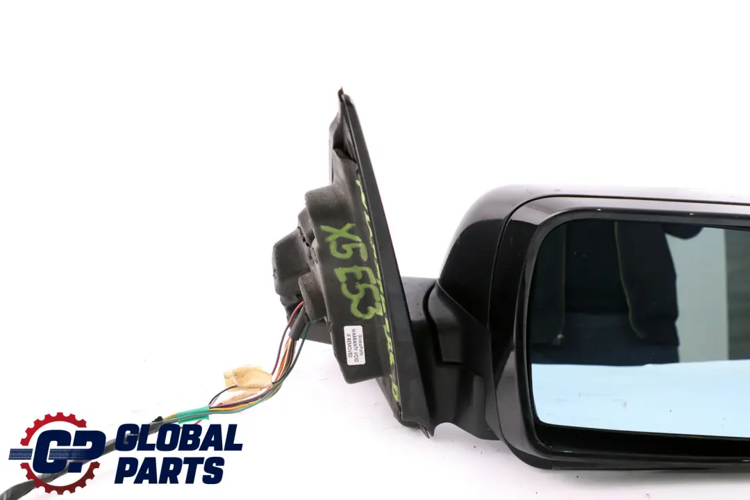 BMW X5 Series E53 Sports Package Heated Right Wing Mirror O/S Black Sapphire - SKU rhd-7039916-BS - Part number 7039916
