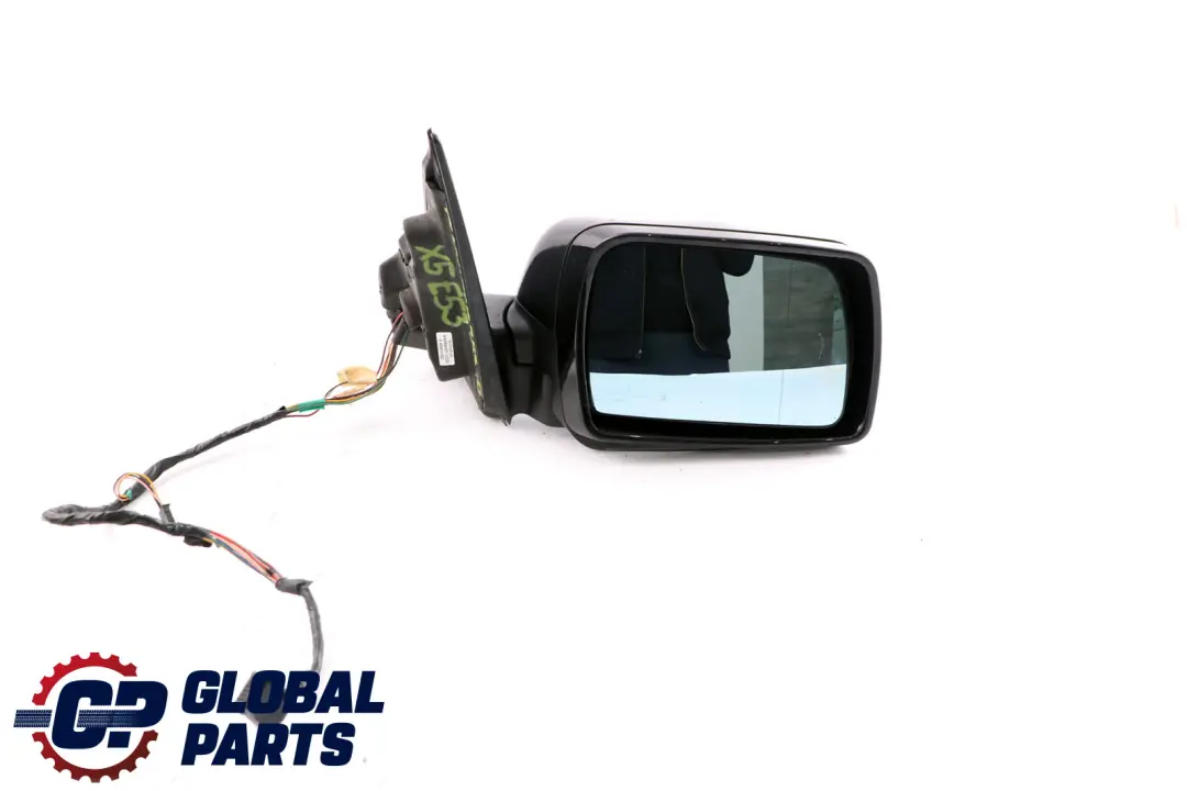 BMW X5 Series E53 Sports Package Heated Right Wing Mirror O/S Black Sapphire - SKU rhd-7039916-BS - Part number 7039916