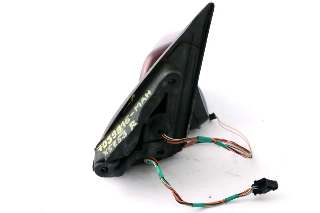BMW X5 Series E53 M Sport High Gloss Heated Right Wing Mirror O/S Mahagoni 436 - SKU rhd-7039916-MAH - Part number 7039916