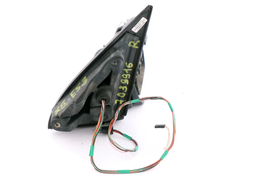 High Gloss Heated Right Door Wing Mirror O/S Base to BMW X5 Series E53 M Sport with Part number 7039916 BMW X5 Series E53 M Sport High Gloss Heated Right Door Wing Mirror O/S Base - SKU rhd-7039916 - Part number 7039916