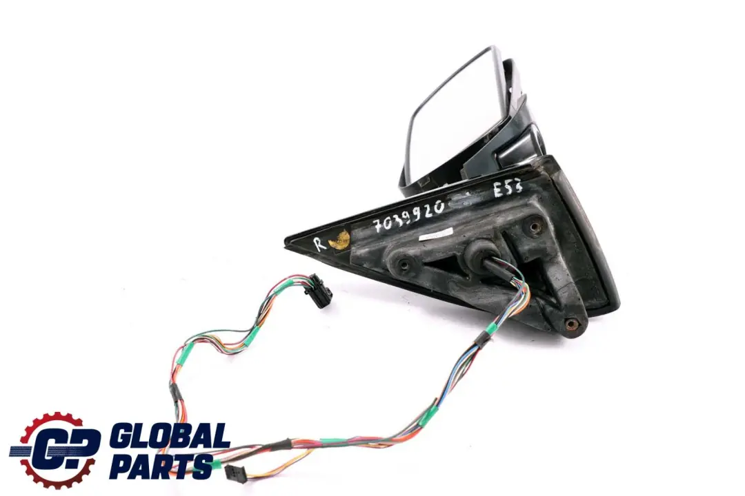 BMW X5 Series E53 Sport High Gloss Heated Right Door Wing Mirror O/S Base - SKU rhd-7039920-1 - Part number 7039920