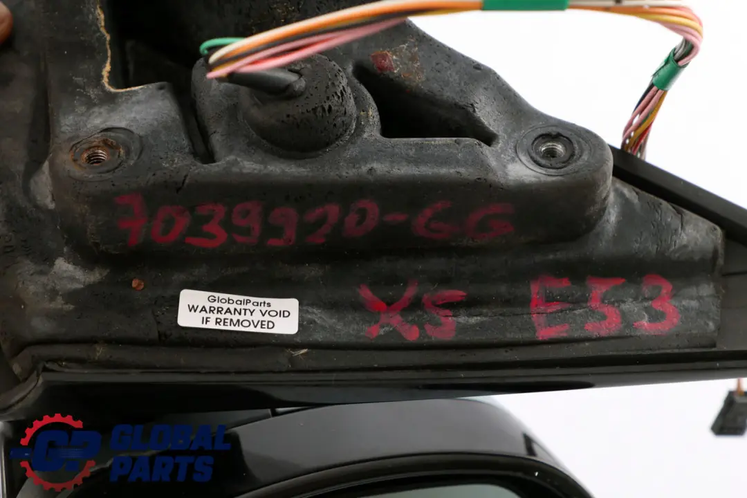 High Gloss Right Wing Mirror O/S Graugruen Grey Green to BMW X5 Series E53 Sport with Part number 7039920 BMW X5 Series E53 Sport High Gloss Right Wing Mirror O/S Graugruen Grey Green - SKU rhd-7039920-GG - Part number 7039920