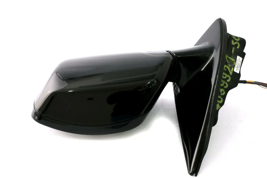 BMW X5 E53 M Sport High Gloss Auto Dip Power Fold Left Wing Mirror N/S Black 668 - SKU rhd-7039921-SCH - Part number 7039921