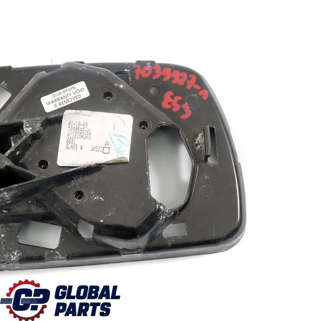 BMW X5 Series E53 M Sport Left Base Housing Wing Mirror N/S Black - SKU rhd-7039927-1 - Part number 7039927