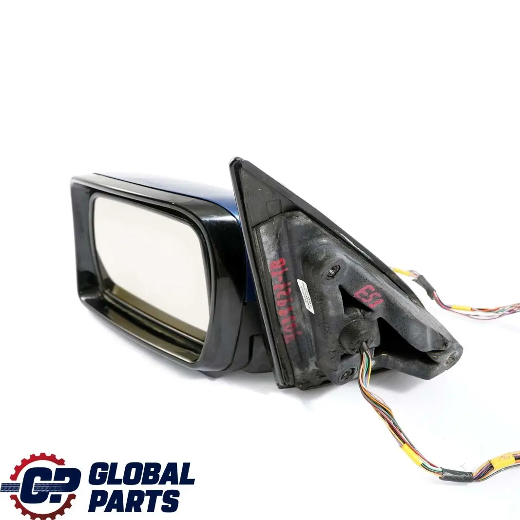 High Gloss Auto Dip Left Wing Mirror N/S Topasblau Topaz Blue to BMW X5 E53 Sport with Part number 7039927 BMW X5 E53 Sport High Gloss Auto Dip Left Wing Mirror N/S Topasblau Topaz Blue - SKU rhd-7039927-TB - Part number 7039927