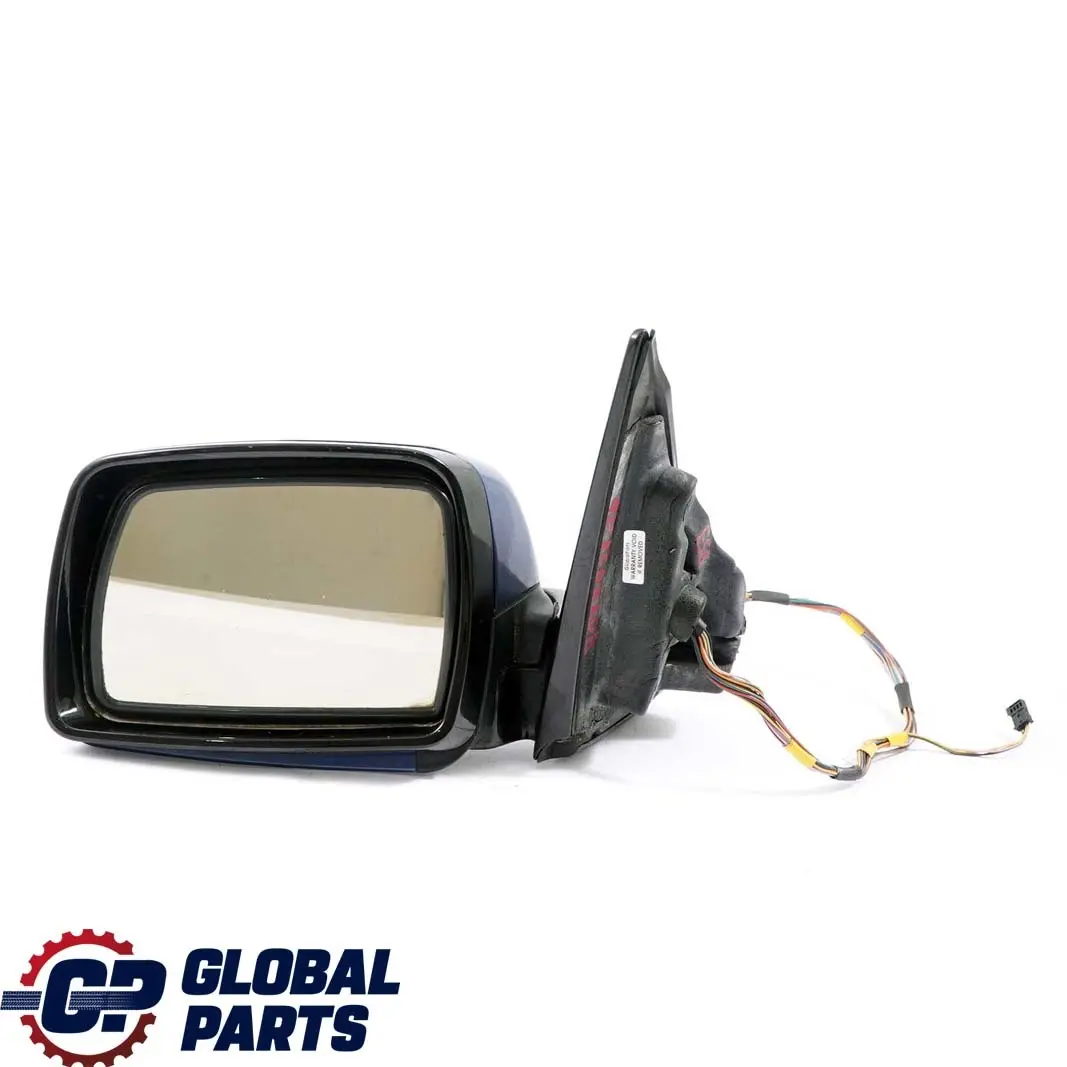High Gloss Auto Dip Left Wing Mirror N/S Topasblau Topaz Blue to BMW X5 E53 Sport with Part number 7039927 BMW X5 E53 Sport High Gloss Auto Dip Left Wing Mirror N/S Topasblau Topaz Blue - SKU rhd-7039927-TB - Part number 7039927