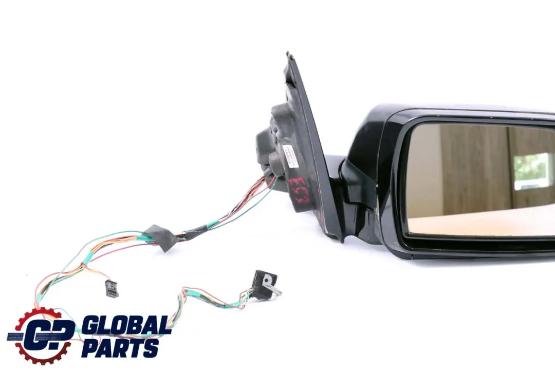 High Gloss Auto Dip Right Wing Mirror O/S Black to BMW X5 Series E53 Sport with Part number 7039928 BMW X5 Series E53 Sport High Gloss Auto Dip Right Wing Mirror O/S Black - SKU rhd-7039928-BLK - Part number 7039928