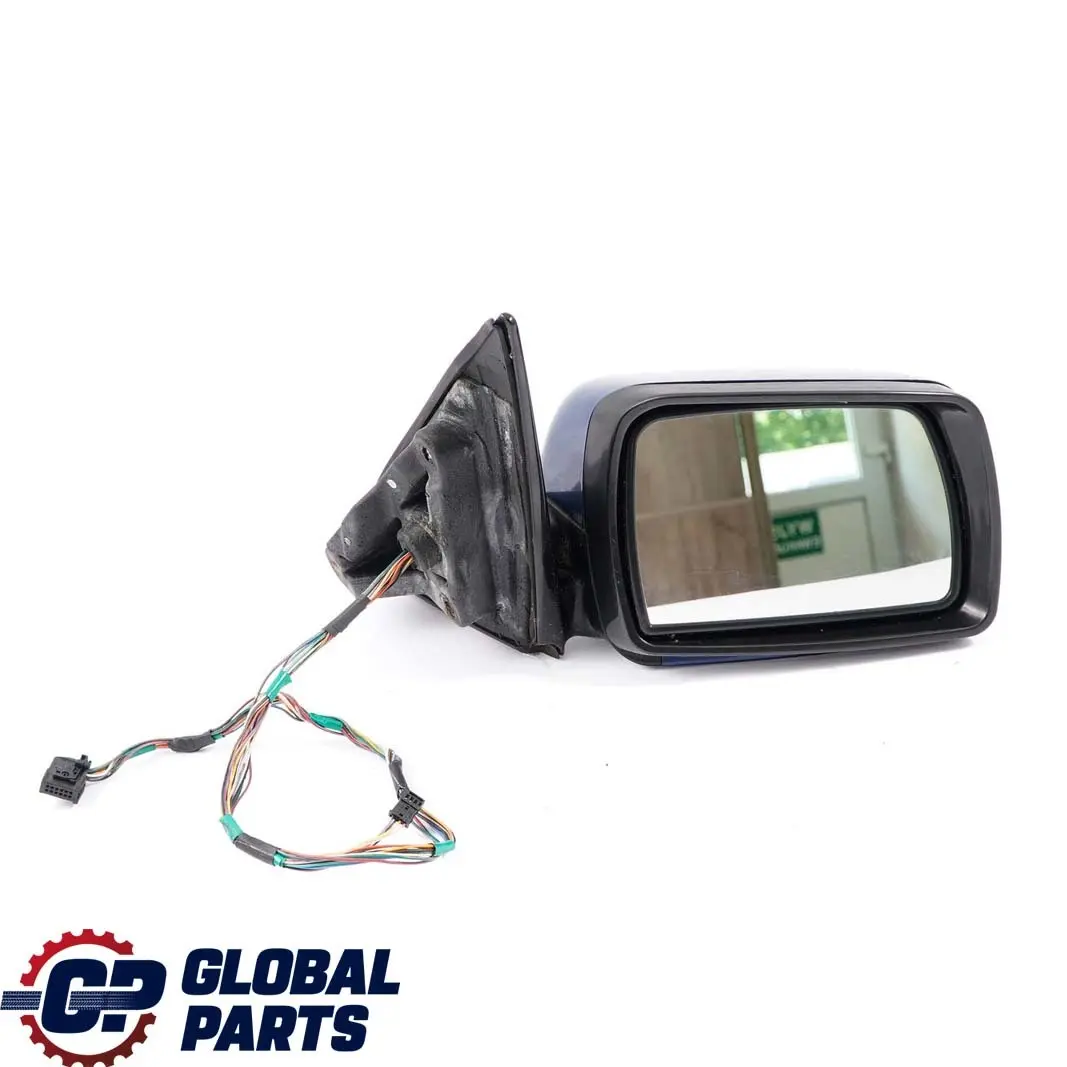 BMW X5 E53 Sport High Gloss Auto Dip Right Wing Mirror O/S Topasblau Blue 364 - SKU rhd-7039928-TB - Part number 7039928