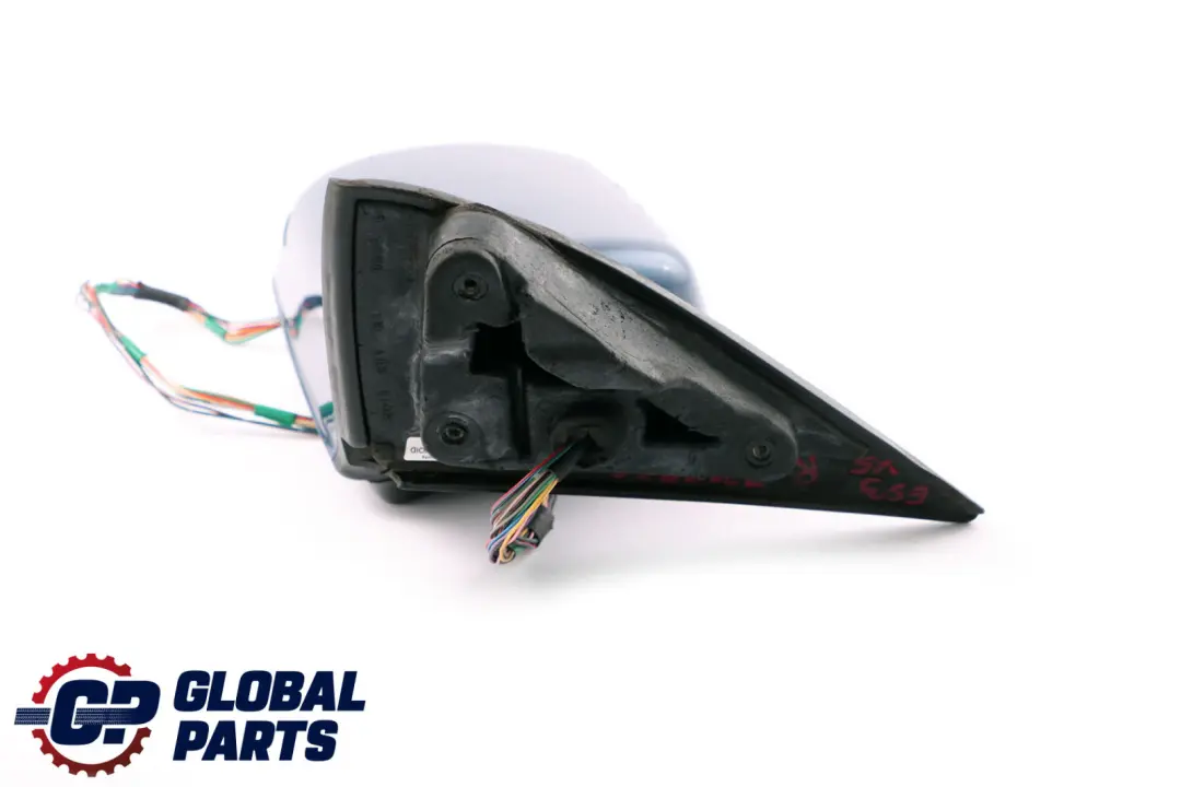 High Gloss Right Wing Mirror O/S Topasblau Metallic to BMW X5 Series E53 Sport with Part number 7039928 BMW X5 Series E53 Sport High Gloss Right Wing Mirror O/S Topasblau Metallic - SKU rhd-7039928-TPB - Part number 7039928